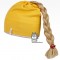 Bavlněná čepice na culík - vzor 02 - žlutá