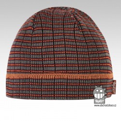 Pletená čepice pruh - vzor 26 pro období jaro, podzim a teplou zimu