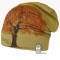 Bavlněná čepice Polo - vzor 30 - olivová, strom