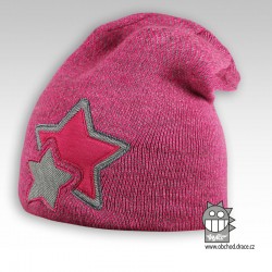 Čepice pletená Star - vzor 04