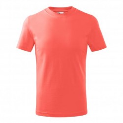 Dětské bavlněné tričko - vzor 16 - korálová